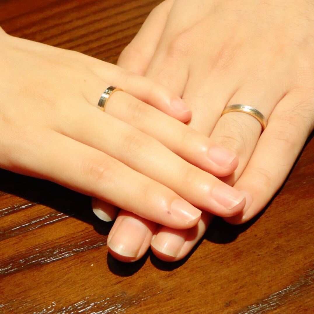 鍛造リングアレンジ 婚約指輪 結婚指輪のブライダルジュエリーレガン 札幌 旭川 帯広